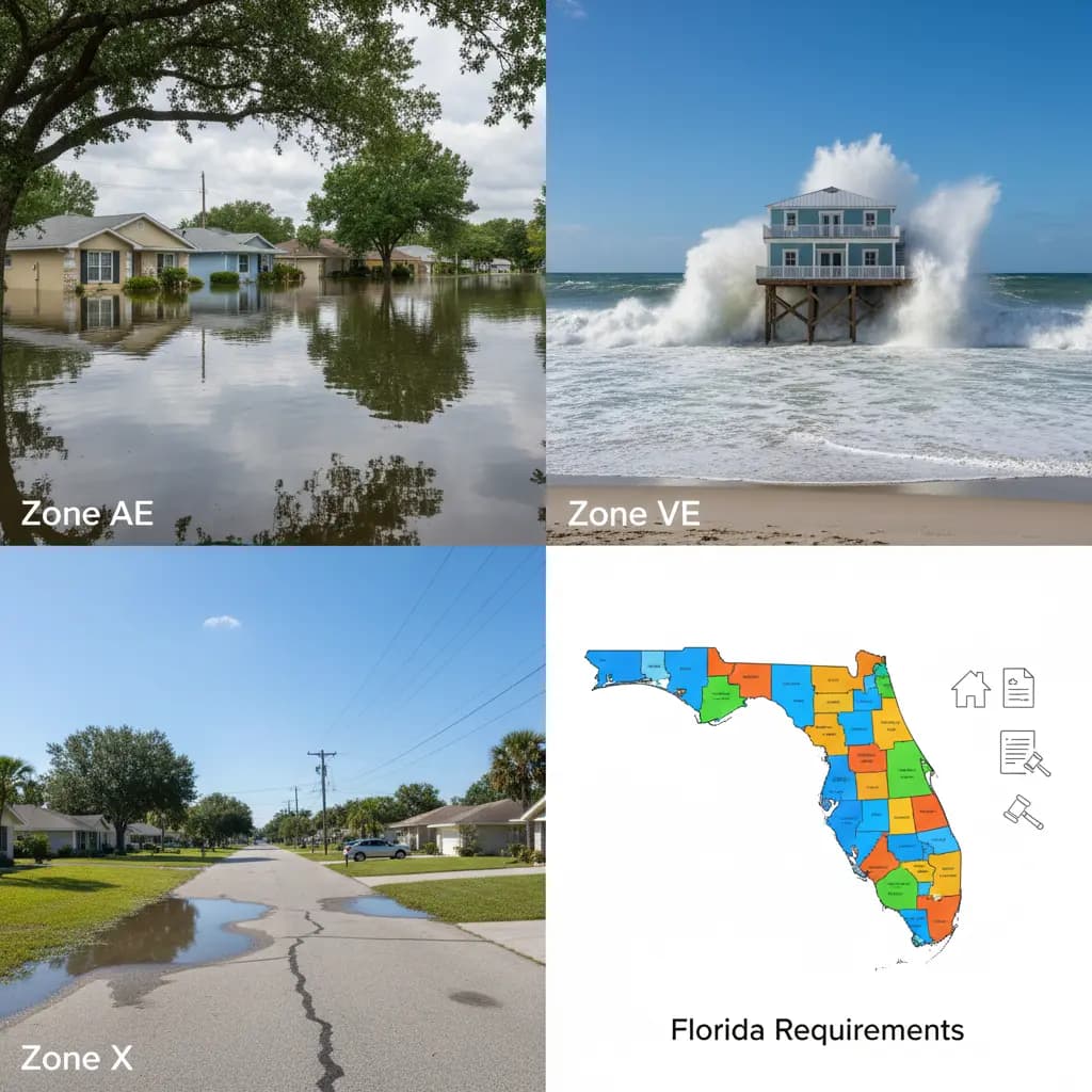 Is flood insurance required in Florida? Find out if flood zone AE requires flood insurance or if your property in flood zone X needs a policy to stay protected.